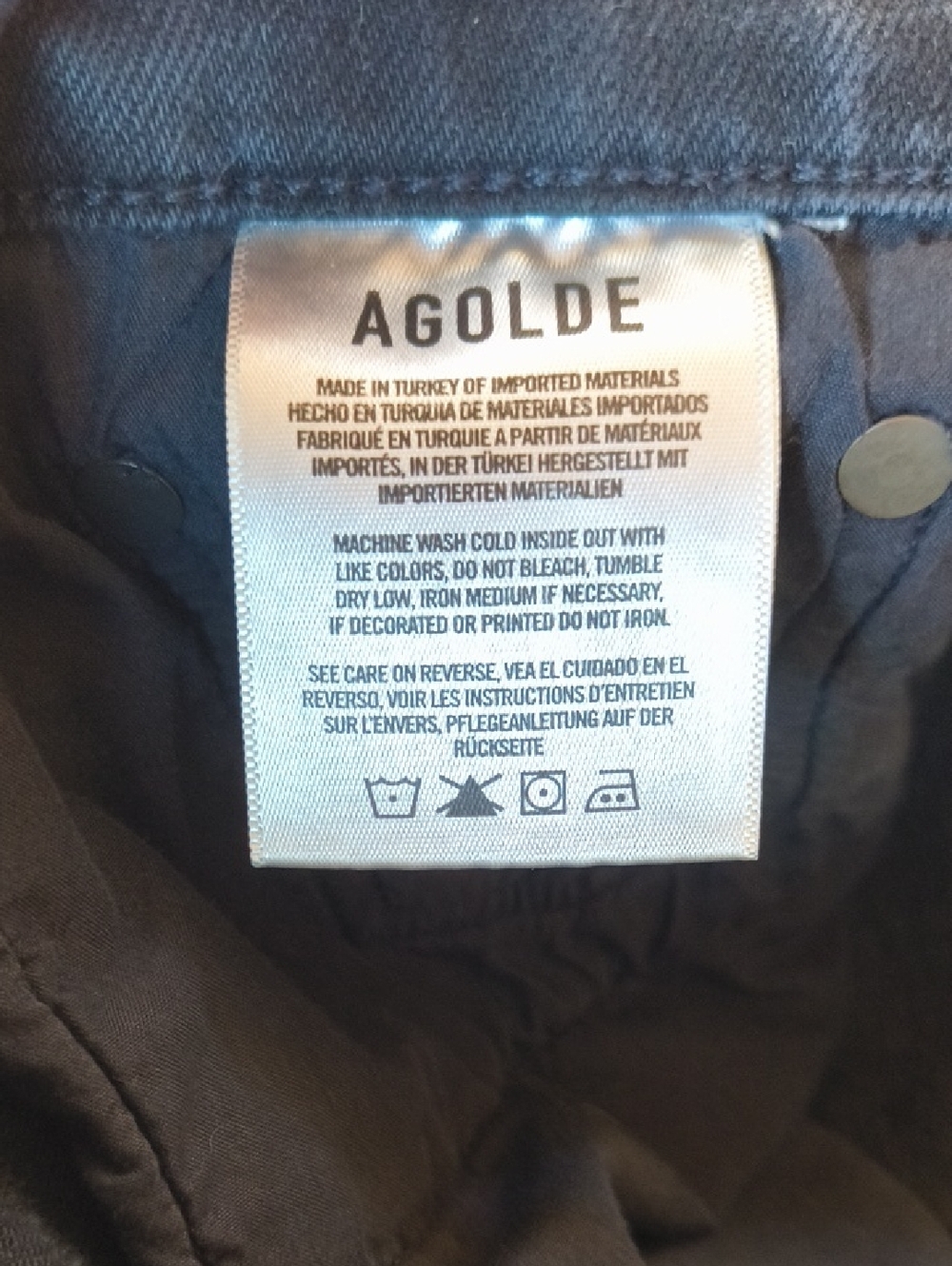 AGOLDE Carrie Long Length Slim Short in Color Stunner Size 32 NWOT - Picture 9 of 12